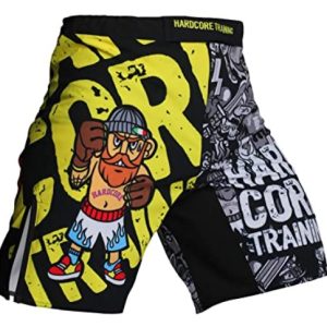 Shorts Hardcore Training Doodles Pantalones cortos MMA BJJ Fitness Grappling Hombre