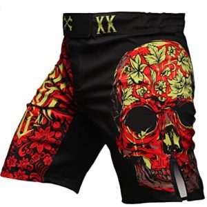 Hardcore Training Fight Shorts Pantalones Cortos HombreSkull Folk Boxing MMA BJJ Fitness Crossfit