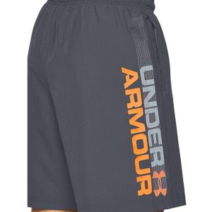 Under Armour Hombre Woven Graphic Wordmark Shorts, pantalón Corto