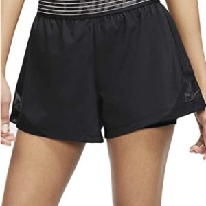 NIKE W Nk FLX 2in1 Short Wvn Essnt Pantalones Cortos de Deporte, Mujer