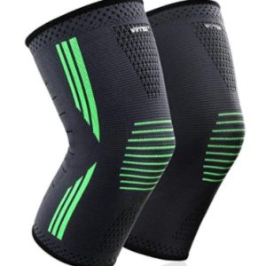 ISUDA Rodilleras Deportivas Rodillera Menisco y Ligamentos-Rodillera de Compresión Rodilleras Crossfit Hombre Rotuliana para Crossfit, Deportes,Correr, Entrenamiento, Bicicleta,Fitness – 1 Par