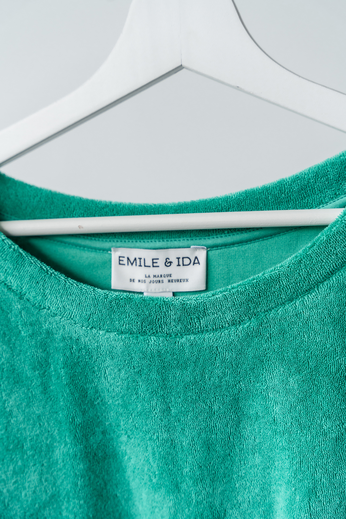 Sudadera felpa color verde 50% - Imagen 2