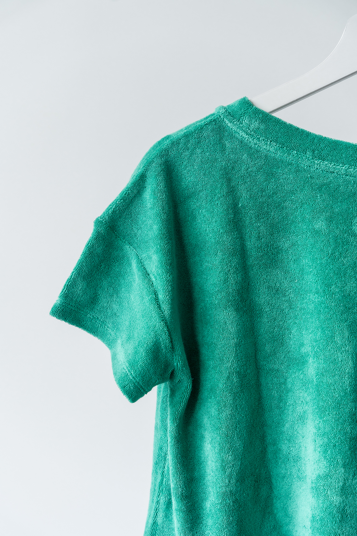 Sudadera felpa color verde 50% - Imagen 4