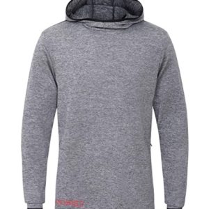 Sundried Ligera con Capucha Gris para el Entrenamiento de los Hombres Delgado Luz Sudadera con Capucha