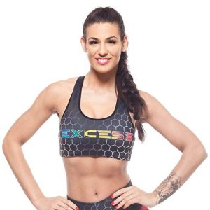 Excess Sujetador Deportivo para Mujer Alas Gris Shock Absorber Top Push Up Fitness Yoga Pilates Running Gimnasio Maillot de Ciclismo 3D de Fiesta Mujer Sexy Italiano Camisetas Dim