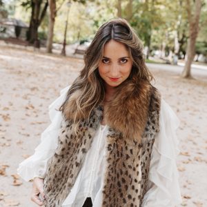 Chaleco pelo natural