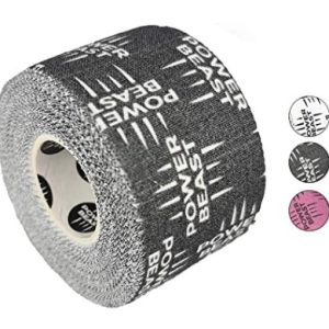Power Beast Tape. Weight Lifting & Hook Grip Tape | Protege Pulgares y Dedos. Cinta Flexible Adhesiva. Entrenamiento Crossfit, Calistenia, Levantamiento de Pesas | Medida 3.8 cm x 9 m