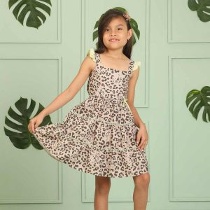 Vestido de Niña Animal Print