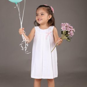 Vestido de Niña Safari Blanco