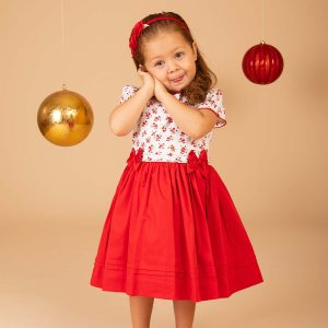 Vestido de Niña Rojo Navidad